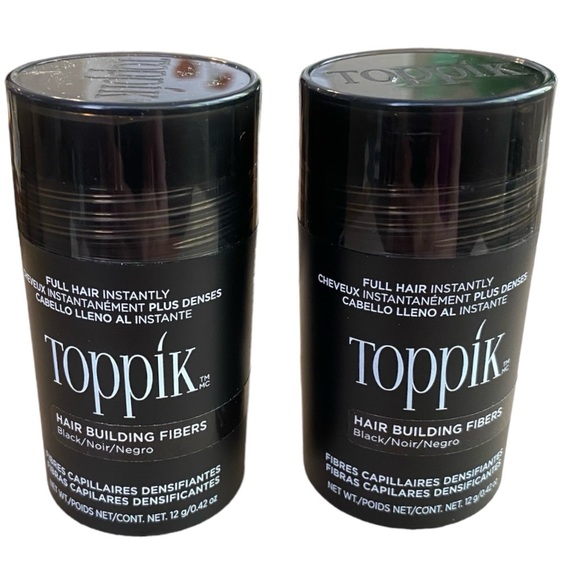 Toppik Other - Bundle of 2 Toppik Hair Building Fiber for Thinning Hair for Men And Women Black